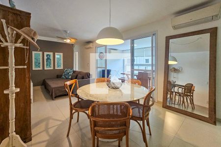 Sala de apartamento para alugar com 3 quartos, 85m² em Barra Funda, Guarujá