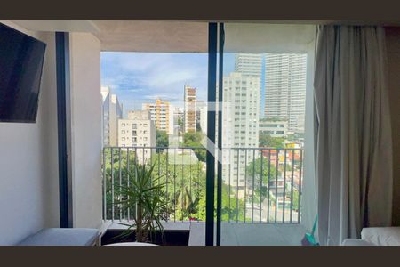 Sacada de kitnet/studio para alugar com 1 quarto, 28m² em Jardim das Bandeiras, São Paulo