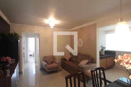 Sala de apartamento à venda com 3 quartos, 95m² em Itapoã, Belo Horizonte