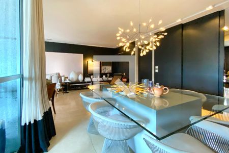 Sala de Jantar de apartamento à venda com 4 quartos, 209m² em Lourdes, Belo Horizonte