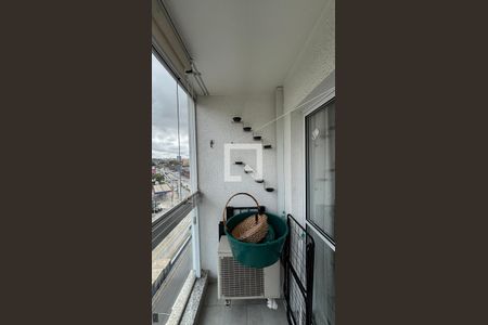 Sala - Sala de Jantar Varanda de apartamento para alugar com 2 quartos, 50m² em Parque das Nações, Santo André