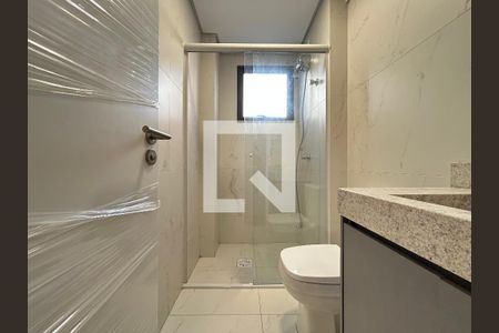 Banheiro de apartamento para alugar com 1 quarto, 35m² em Saco dos Limões, Florianópolis