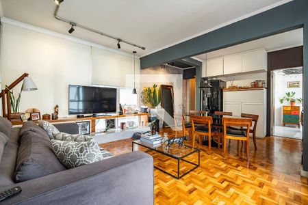 Sala/Cozinha de apartamento à venda com 2 quartos, 78m² em Jardim Paulista, São Paulo