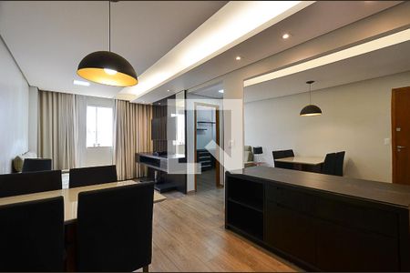 Sala Ambientes de apartamento para alugar com 2 quartos, 63m² em Graça, Belo Horizonte