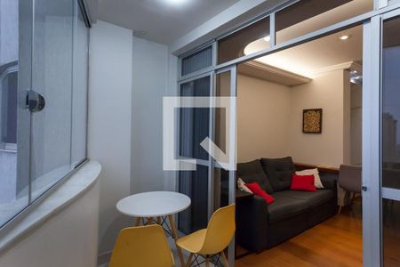 Varanda da Sala de apartamento para alugar com 2 quartos, 67m² em Sion, Belo Horizonte
