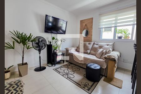 Sala de apartamento à venda com 2 quartos, 48m² em Vila Guiomar, Santo André