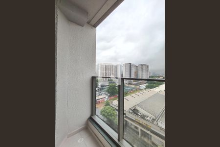 Varanda da Sala de apartamento para alugar com 1 quarto, 35m² em Santo Cristo, Rio de Janeiro