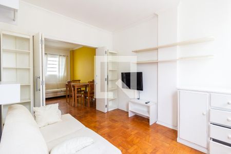 Sala de TV de apartamento para alugar com 1 quarto, 50m² em Pompeia, São Paulo