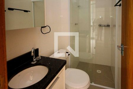 Banheiro de apartamento para alugar com 2 quartos, 35m² em Vila Antonieta, São Paulo