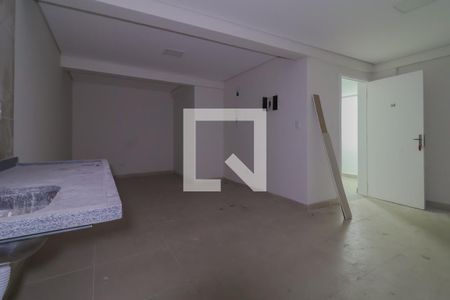 Sala/Sala de jantar/Cozinha de apartamento para alugar com 1 quarto, 42m² em Jardim Itapark Velho, Mauá