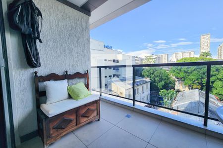 Varanda  de apartamento à venda com 4 quartos, 151m² em Botafogo, Rio de Janeiro