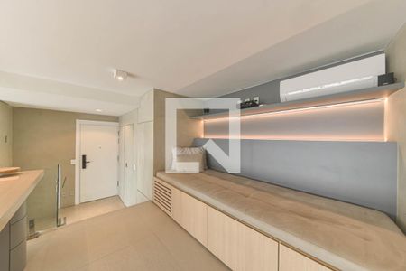 Sala de TV de apartamento à venda com 1 quarto, 95m² em Cidade Monções, São Paulo