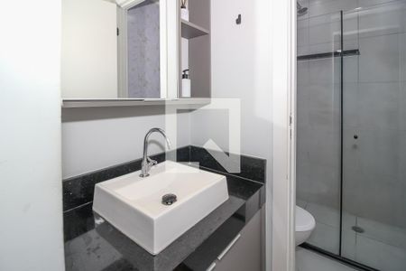 Banheiro de apartamento para alugar com 1 quarto, 30m² em Barra Funda, São Paulo