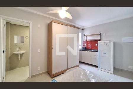 Sala/Quarto/Cozinha de kitnet/studio para alugar com 1 quarto, 26m² em Barra Funda, São Paulo