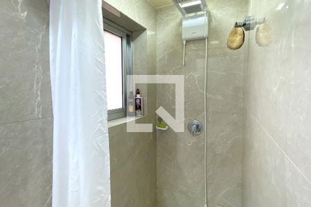 Banheiro da Suíte 1 de apartamento à venda com 2 quartos, 65m² em Serra, Belo Horizonte