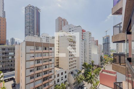 Vista da Sala de apartamento à venda com 3 quartos, 138m² em Pinheiros, São Paulo