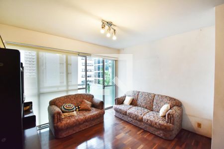 sala de estar de apartamento à venda com 3 quartos, 90m² em Cerqueira César, São Paulo