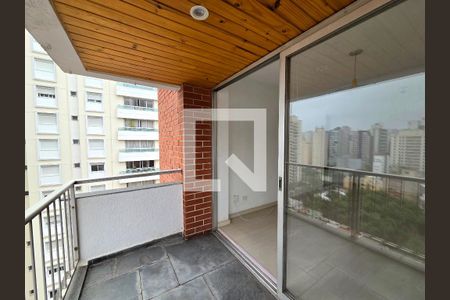 Varanda de apartamento para alugar com 1 quarto, 45m² em Indianópolis, São Paulo