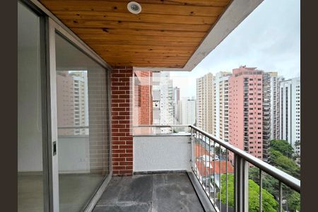 Varanda de apartamento para alugar com 1 quarto, 45m² em Indianópolis, São Paulo