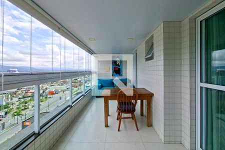 Sacada  de apartamento para alugar com 1 quarto, 62m² em Vila Caiçara, Praia Grande