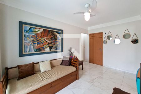 Sala de apartamento para alugar com 1 quarto, 62m² em Vila Caiçara, Praia Grande