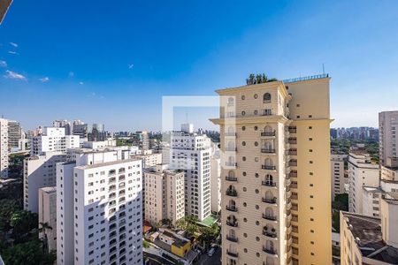 Sala/Cozinha - Vista de apartamento à venda com 3 quartos, 201m² em Jardim Paulista, São Paulo