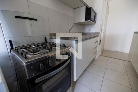 Cozinha de apartamento para alugar com 1 quarto, 50m² em Alphaville Conde Ii, Barueri