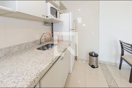 Cozinha de apartamento para alugar com 1 quarto, 45m² em Funcionários, Belo Horizonte