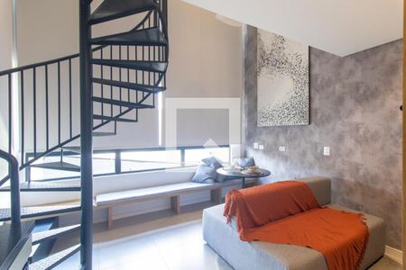 Sala/Cozinha de apartamento para alugar com 1 quarto, 39m² em Água Verde, Curitiba