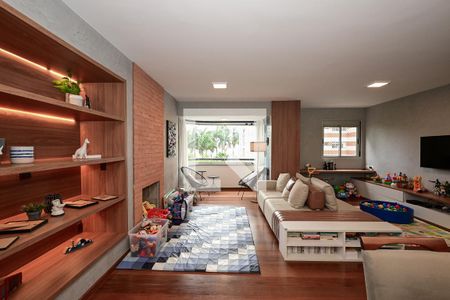 Sala de apartamento à venda com 3 quartos, 140m² em Vila Morse, São Paulo