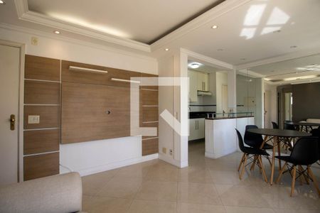 Sala/Cozinha  de apartamento para alugar com 1 quarto, 60m² em Paraíso do Morumbi, São Paulo