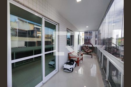 Varanda de apartamento à venda com 3 quartos, 110m² em Recreio dos Bandeirantes, Rio de Janeiro