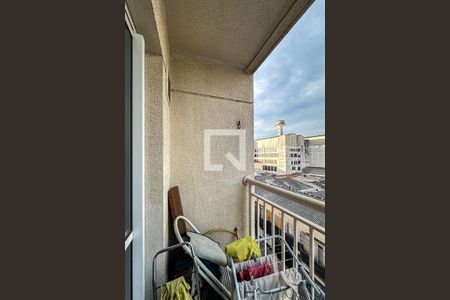 Varanda da Sala de apartamento à venda com 1 quarto, 32m² em Sé, São Paulo