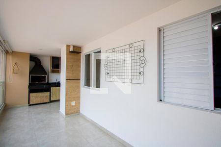 Varanda gourmet de apartamento para alugar com 3 quartos, 91m² em Vila Valparaíso, Santo André