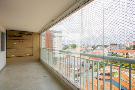 Varanda gourmet de apartamento para alugar com 3 quartos, 91m² em Vila Valparaíso, Santo André