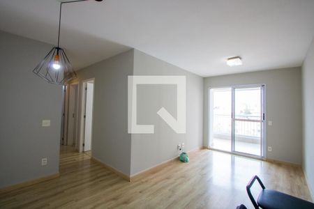 Sala de apartamento para alugar com 3 quartos, 91m² em Vila Valparaíso, Santo André