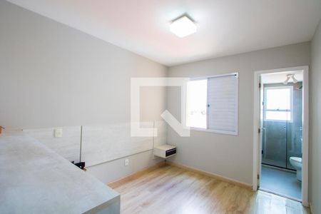Quarto 1 - Suíte de apartamento para alugar com 3 quartos, 91m² em Vila Valparaíso, Santo André