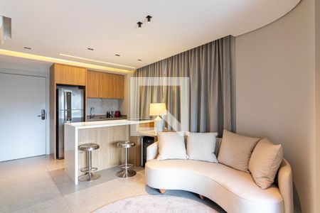 Sala de apartamento para alugar com 1 quarto, 47m² em Itaim Bibi, São Paulo