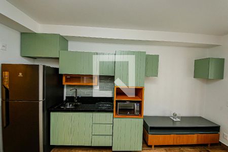 Sala e Cozinha de apartamento para alugar com 1 quarto, 29m² em Vila Graciosa, São Paulo