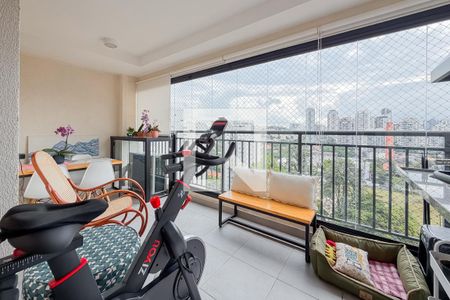 Sala - Varanda Gourmet de apartamento para alugar com 2 quartos, 63m² em Ipiranga, São Paulo