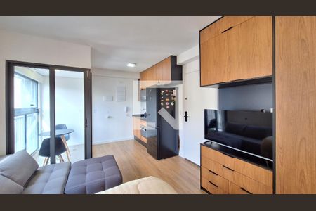Sala/Quarto/Cozinha de kitnet/studio para alugar com 1 quarto, 26m² em Perdizes, São Paulo