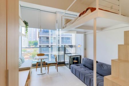 Studio de kitnet/studio para alugar com 1 quarto, 29m² em Jardim das Acacias, São Paulo
