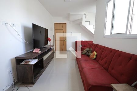 Sala de apartamento para alugar com 2 quartos, 110m² em Jardim Ana Maria, Santo André