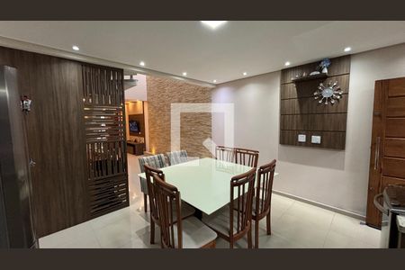 Cozinha - Sala de Jantar  de casa à venda com 3 quartos, 146m² em Vila Cecília Maria, Santo André