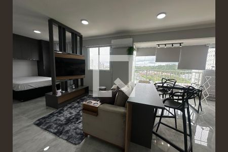 Sala de apartamento para alugar com 1 quarto, 45m² em Bethaville I, Barueri