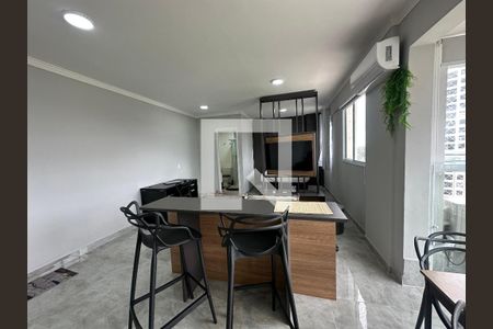 Sala de apartamento para alugar com 1 quarto, 45m² em Bethaville I, Barueri