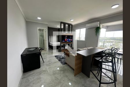 Sala de apartamento para alugar com 1 quarto, 45m² em Bethaville I, Barueri