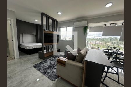 Sala de apartamento para alugar com 1 quarto, 45m² em Bethaville I, Barueri
