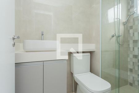 Banheiro da Suíte de apartamento à venda com 2 quartos, 46m² em Jardim Santo Antoninho, São Paulo