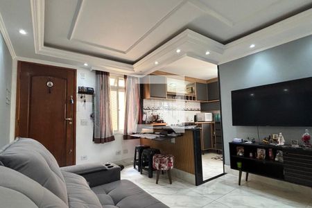 Sala de apartamento para alugar com 2 quartos, 46m² em Demarchi, São Bernardo do Campo